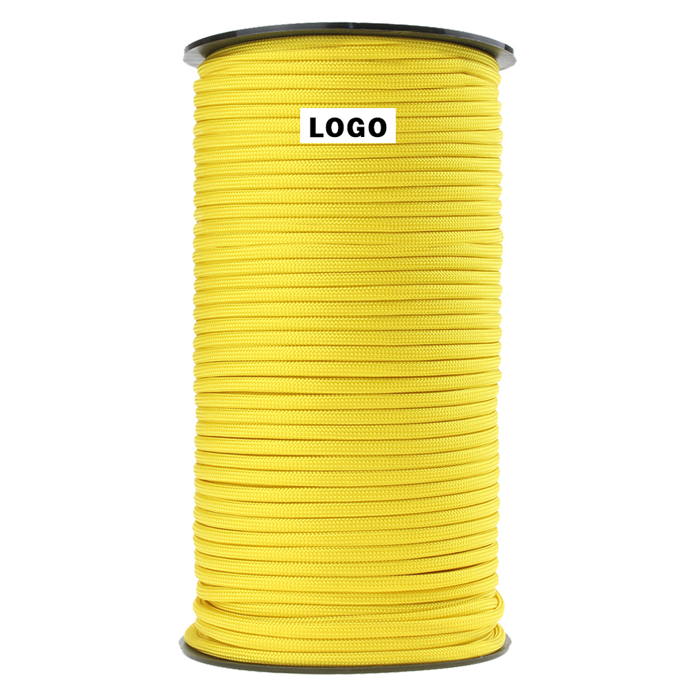Cheap Goat Tents 100M 7 Strand 550 Paracord Rope 4mm Outdoor Camping Survival Equipment Parachute Cord Umbrella Tent Lanyard Hiking Accessories Paracord 
